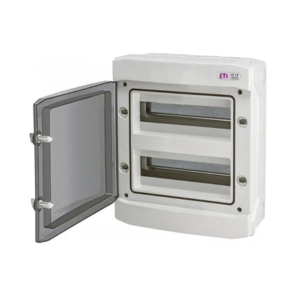 Armoire électrique d'extérieur IP65, 2 rangées, 24UH ETI