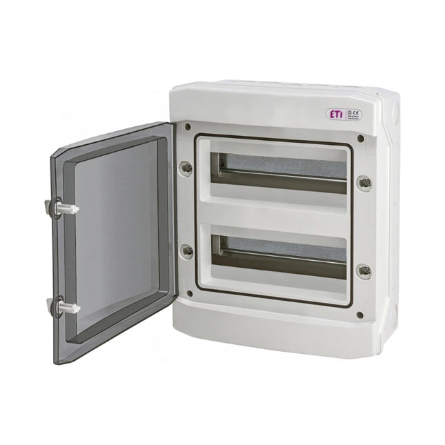 Armoire électrique d'extérieur IP65, 2 rangées, 24UH ETI