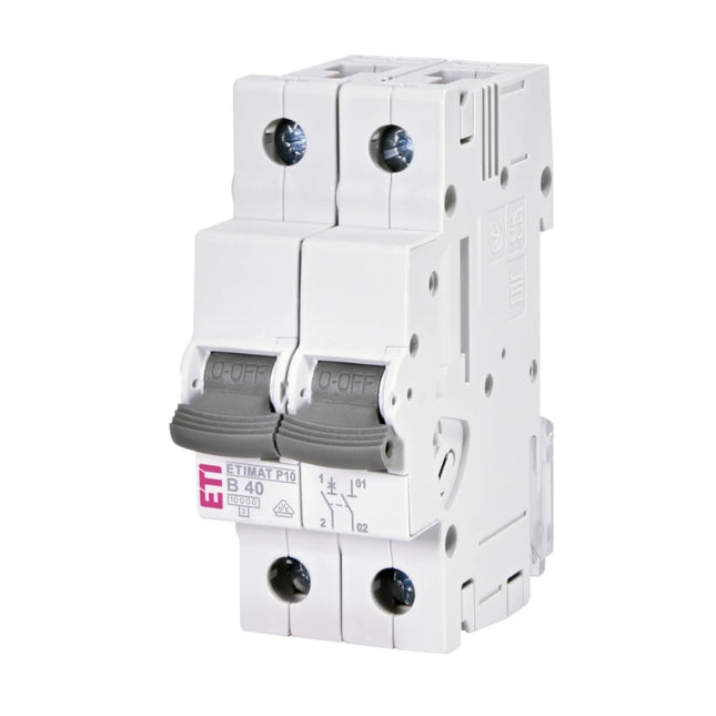 Disjoncteur CA 1 pôle + N 40 A, type B, 10 kA, ETIMAT P10, ETI