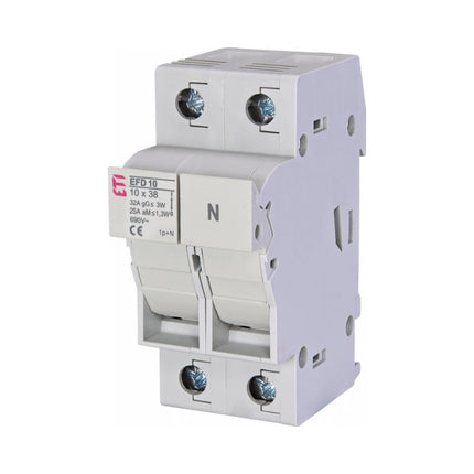 EFD10, bloc de fusibles modulaires ETI 1P+N 32 A 10 × 38 CA
