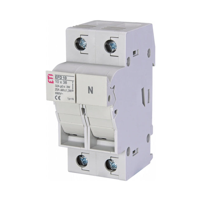 EFD10, bloc de fusibles modulaires ETI 1P+N 32 A 10 × 38 CA