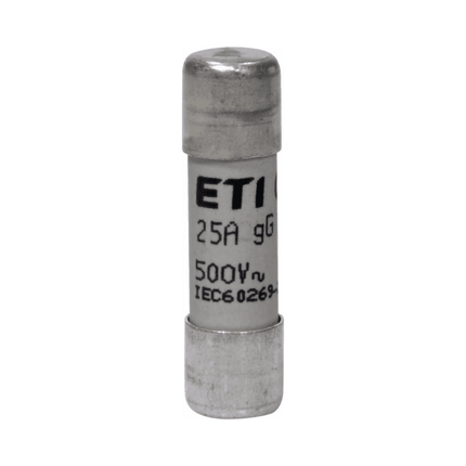 Fusible cylindrique AC 25 A/500 V CH10x38 gG, ETI