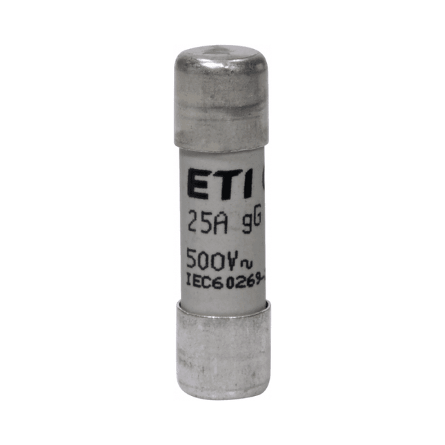 Fusible cylindrique AC 25 A/500 V CH10x38 gG, ETI