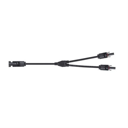 Connecteur solaire GETI MC4 : 2 prises femelles – 1 prise mâle, 30 cm