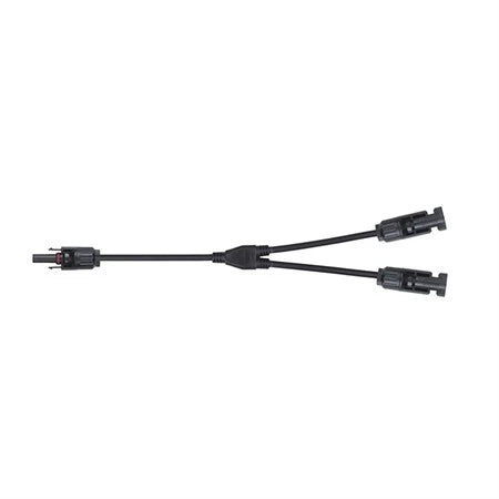 Connecteur solaire GETI MC4 : 1 femelle – 2 mâles, 30 cm