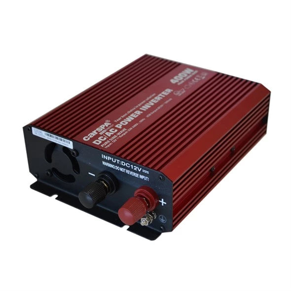 Onduleur CARSPA 12 V/230 V 400 W à onde sinusoïdale pure avec port USB