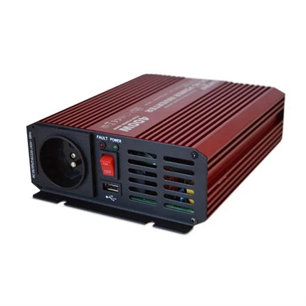 Onduleur CARSPA 12 V/230 V 400 W à onde sinusoïdale pure avec port USB