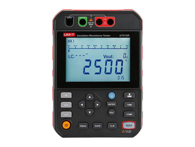 Testeur de résistance d'isolement UNI-T UT512D