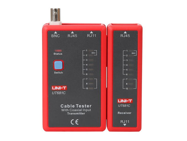 Testeur de câbles UNI-T UT681C (RJ45, RJ11, BNC)