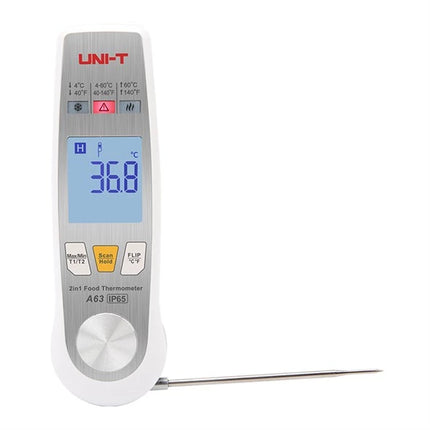 Thermomètre alimentaire 2-en-1 UNI-T A63