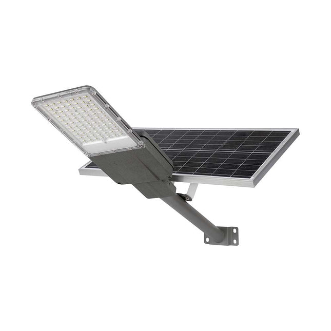 Lampadaire solaire à LED de 3 000 lm, puce Bridgelux, 6 400 K
