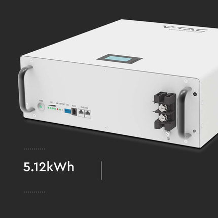 Batterie photovoltaïque LiFePo4 5,12 kWh VT-48100-W, V-TAC