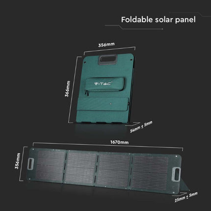Panneau solaire photovoltaïque pliable de 120 W pour batterie portable