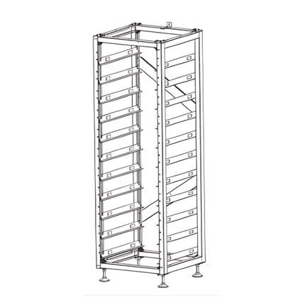 Rack BOS-A pour 11 modules, Deye
