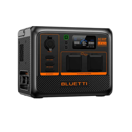 Station d'alimentation portable Bluetti 600 W, recharge par panneau solaire ou sur secteur