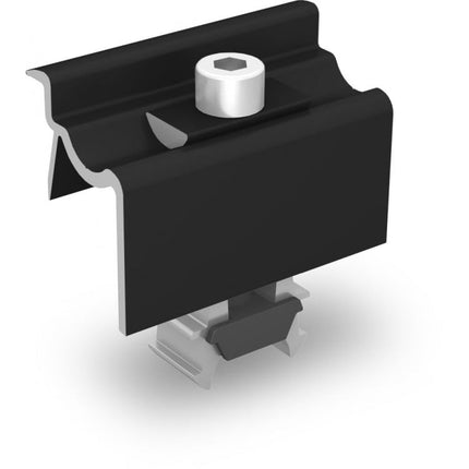 Pince d'extrémité noire pour panneaux photovoltaïques (30–42 mm), K2 2002589