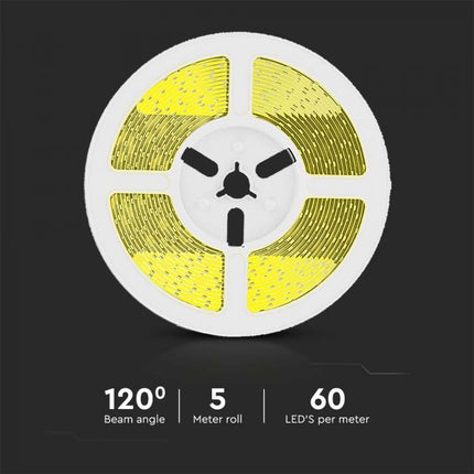 Bande LED à énergie solaire IP67, télécommande, 3000 K
