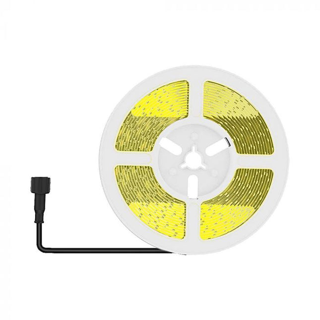 Bande LED à énergie solaire IP67, télécommande, 3000 K