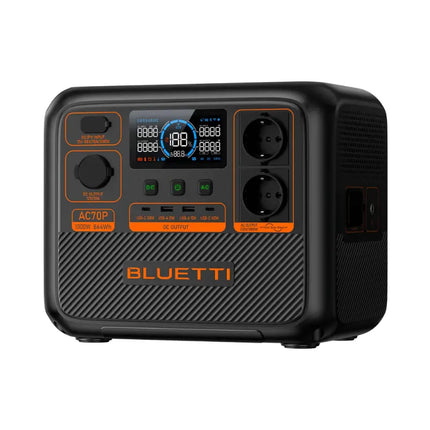 Station d'alimentation portable Bluetti 1000 W, recharge par panneau solaire ou sur secteur