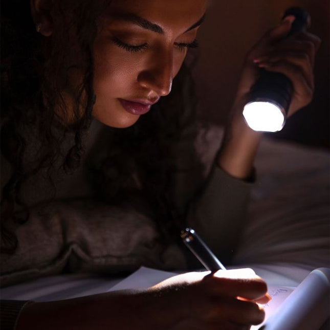 Lampe torche 10 W, 1 000 lm, boîtier en aluminium, 3,7 V, 2 000 mAh