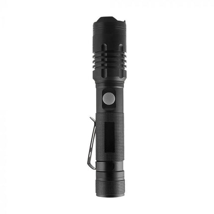 Lampe torche 10 W, 1 000 lm, boîtier en aluminium, 3,7 V, 2 000 mAh