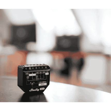 Shelly 2PM Gen3, 2-Channel Smart Relay with Energy Metering and Roller Blind Control