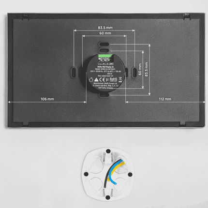Shelly Wall Display XL, 10.1” Smart Home Panel, Black