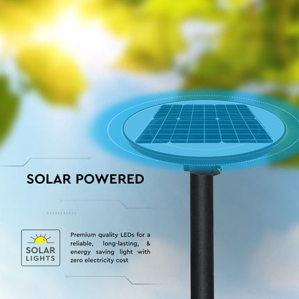 Lampe solaire LED 1 500 lm, télécommande, détecteur de mouvement, 6 400 K