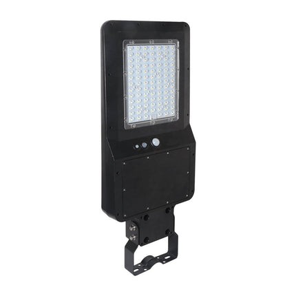 Lampadaire solaire à LED de 4 800 lm, détecteur de mouvement, 6 000 K