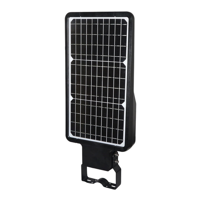 Lampadaire solaire à LED de 4 800 lm, détecteur de mouvement, 6 000 K
