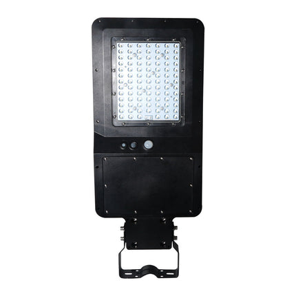 Lampadaire solaire à LED de 4 800 lm, détecteur de mouvement, 6 000 K