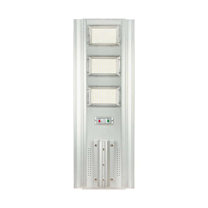 Lampadaire solaire à LED de 3 500 lm, détecteur de mouvement, 6 400 K