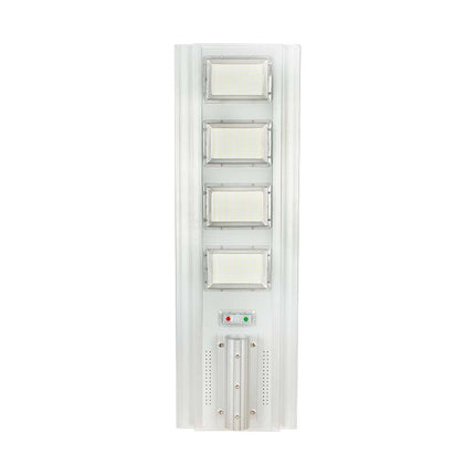 Lampadaire solaire à LED de 4 300 lm, avec détecteur de mouvement, 6 400 K