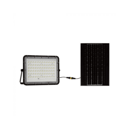 Projecteur LED solaire de 1 200 lm, télécommande, température de couleur de 4 000 K