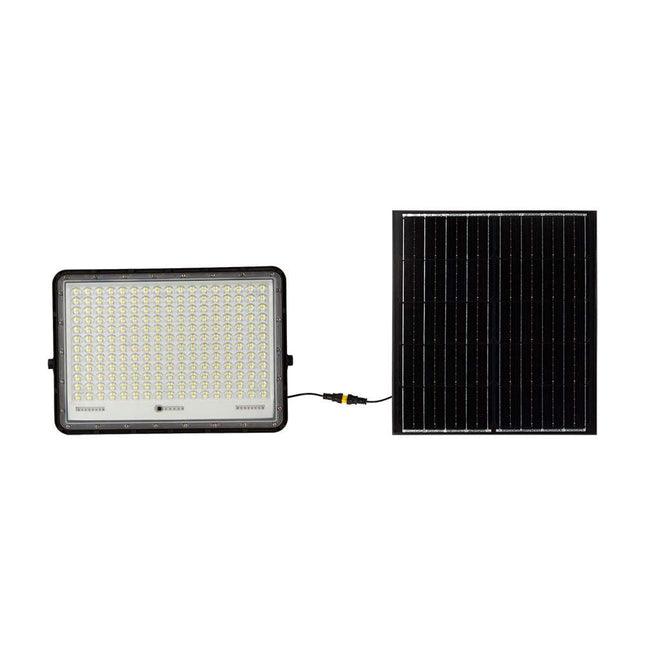 Projecteur LED solaire de 2 600 lm, télécommande, température de couleur de 6 400 K