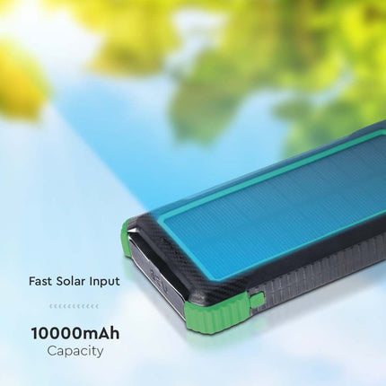 Batterie externe, recharge sans fil, panneau solaire, 10 000 mAh, V-Tac