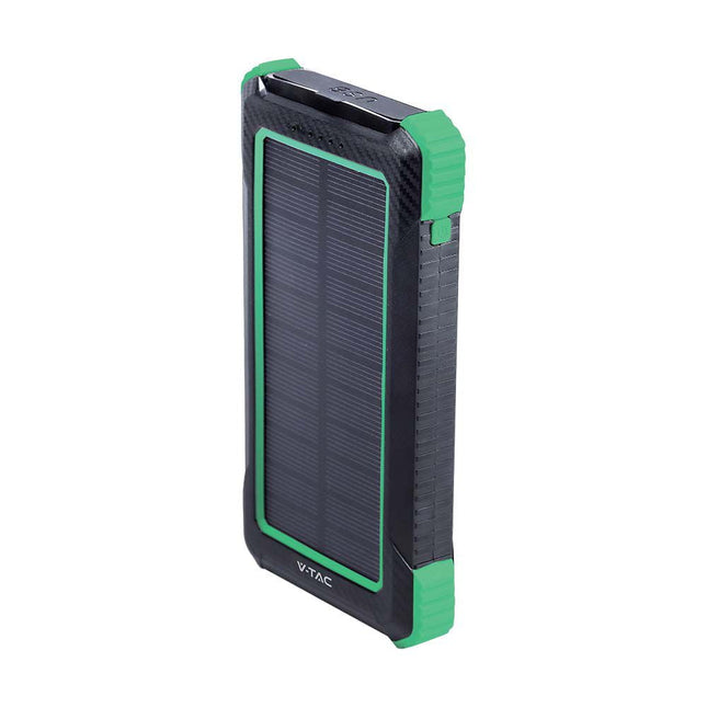Batterie externe, recharge sans fil, panneau solaire, 10 000 mAh, V-Tac