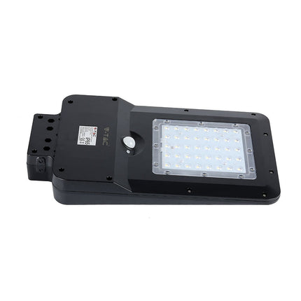 Lampadaire solaire à LED de 1 600 lm, détecteur de mouvement, 6 000 K