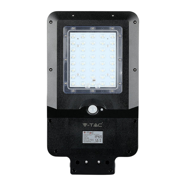 Lampadaire solaire à LED de 1 600 lm, détecteur de mouvement, 6 000 K
