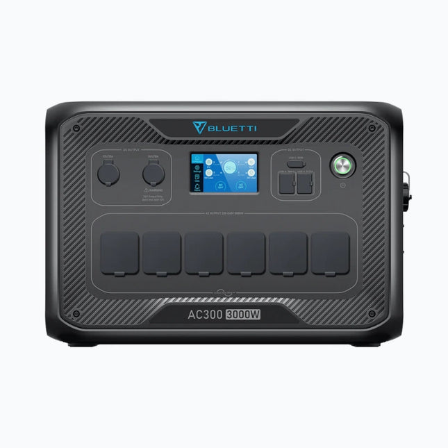 Station d'alimentation portable Bluetti 3000 W, recharge par panneau solaire ou sur secteur