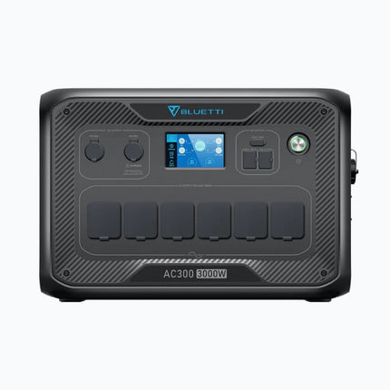 Station d'alimentation portable Bluetti 3000 W, recharge par panneau solaire ou sur secteur