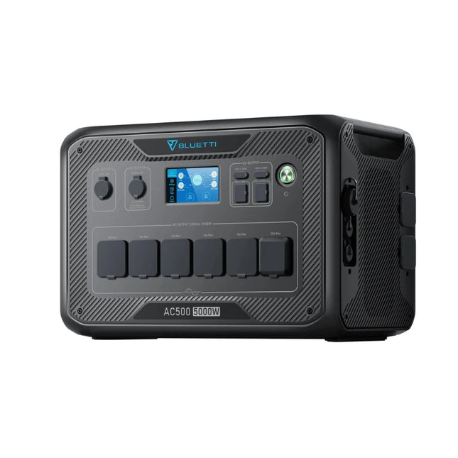 Station d'alimentation portable Bluetti 5000 W, recharge par panneau solaire ou sur secteur
