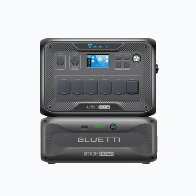 Station d'alimentation portable Bluetti 5000 W, recharge par panneau solaire ou sur secteur