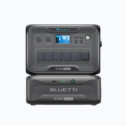 Station d'alimentation portable Bluetti 5000 W, recharge par panneau solaire ou sur secteur