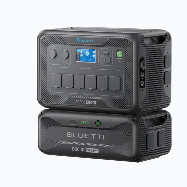 Station d'alimentation portable Bluetti 3000 W, recharge par panneau solaire ou sur secteur