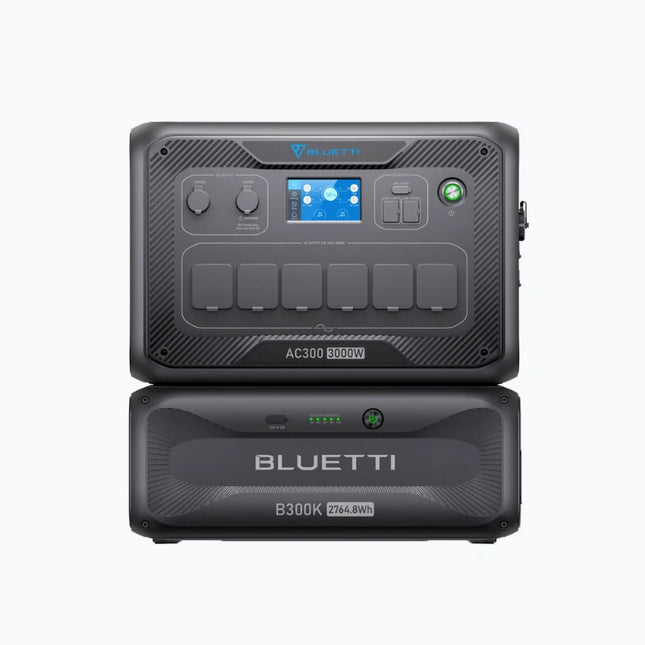 Station d'alimentation portable Bluetti 3000 W, recharge par panneau solaire ou sur secteur