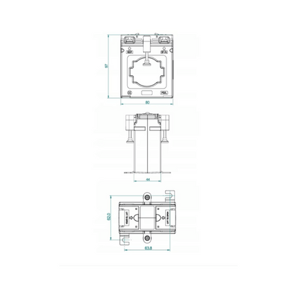 Bobine de transformateur de courant ECT-IM3 400 A/5 A, EASTRON