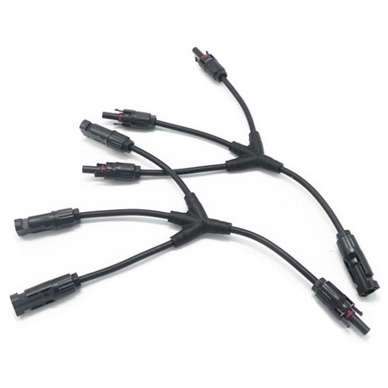 Raccord en Y avec câble, MC4 3-en-1 parallèle, 1 000 V, IP67