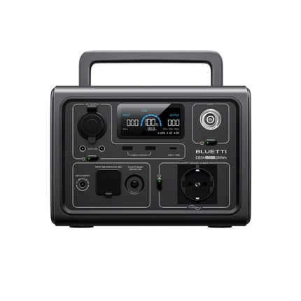 Station d'alimentation portable Bluetti 600 W, recharge par panneau solaire ou sur secteur