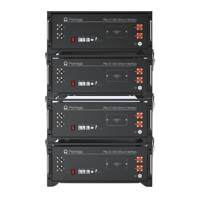 Batterie photovoltaïque, LiFePo4, 5,12 kWh, PBL-51100, Pomega
